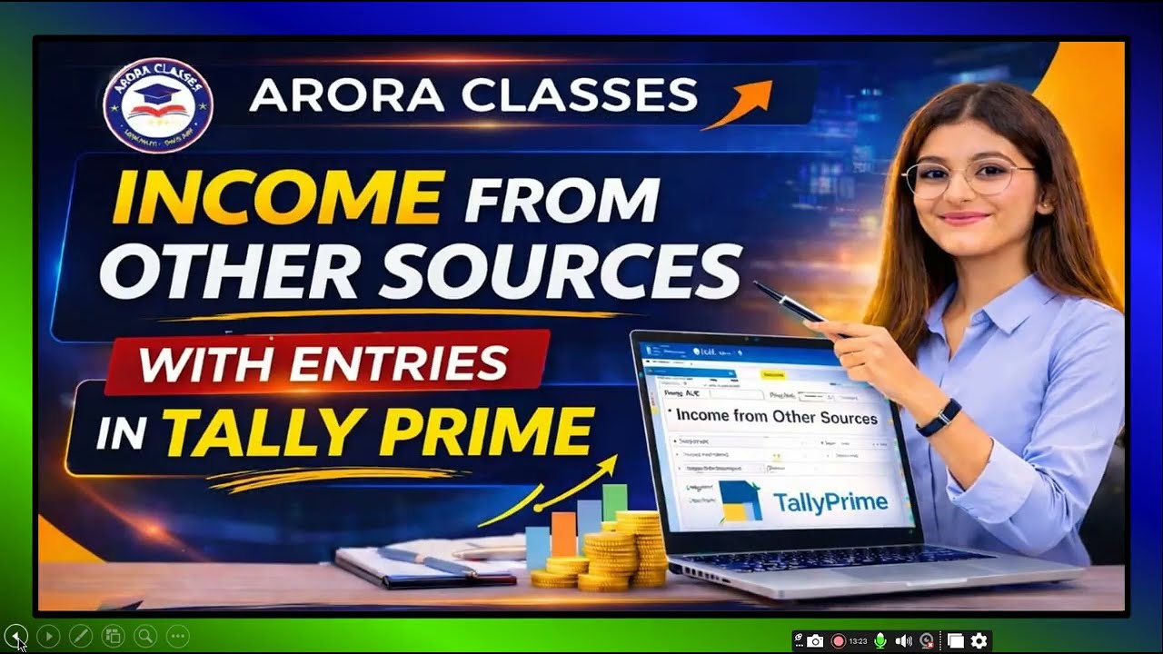 Income Tax Computation With Entries in Tally Prime |
