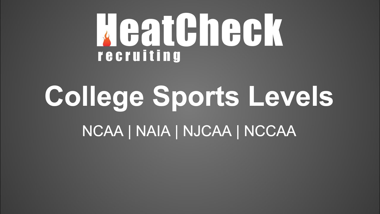 What Are The Competitive Differences Between College Levels: NCAA vs. NAIA vs. Junior College