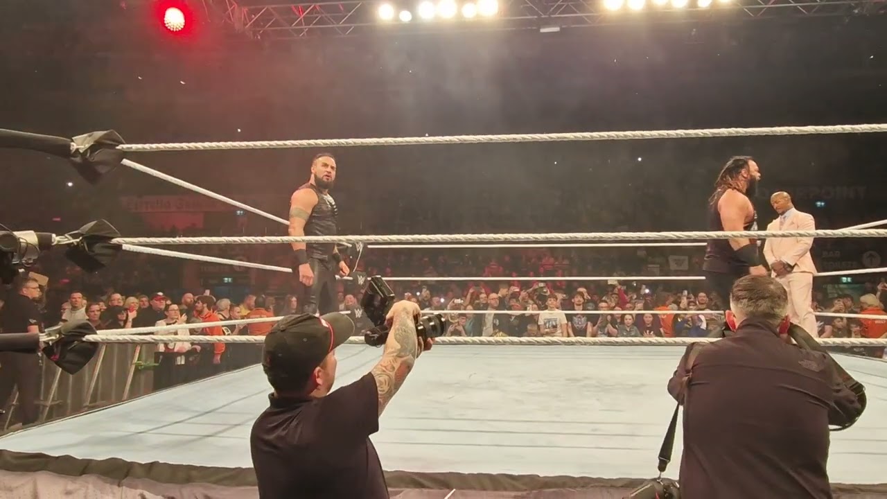 WWE Bloodline, Jimmy Uso & Strowman ring walk