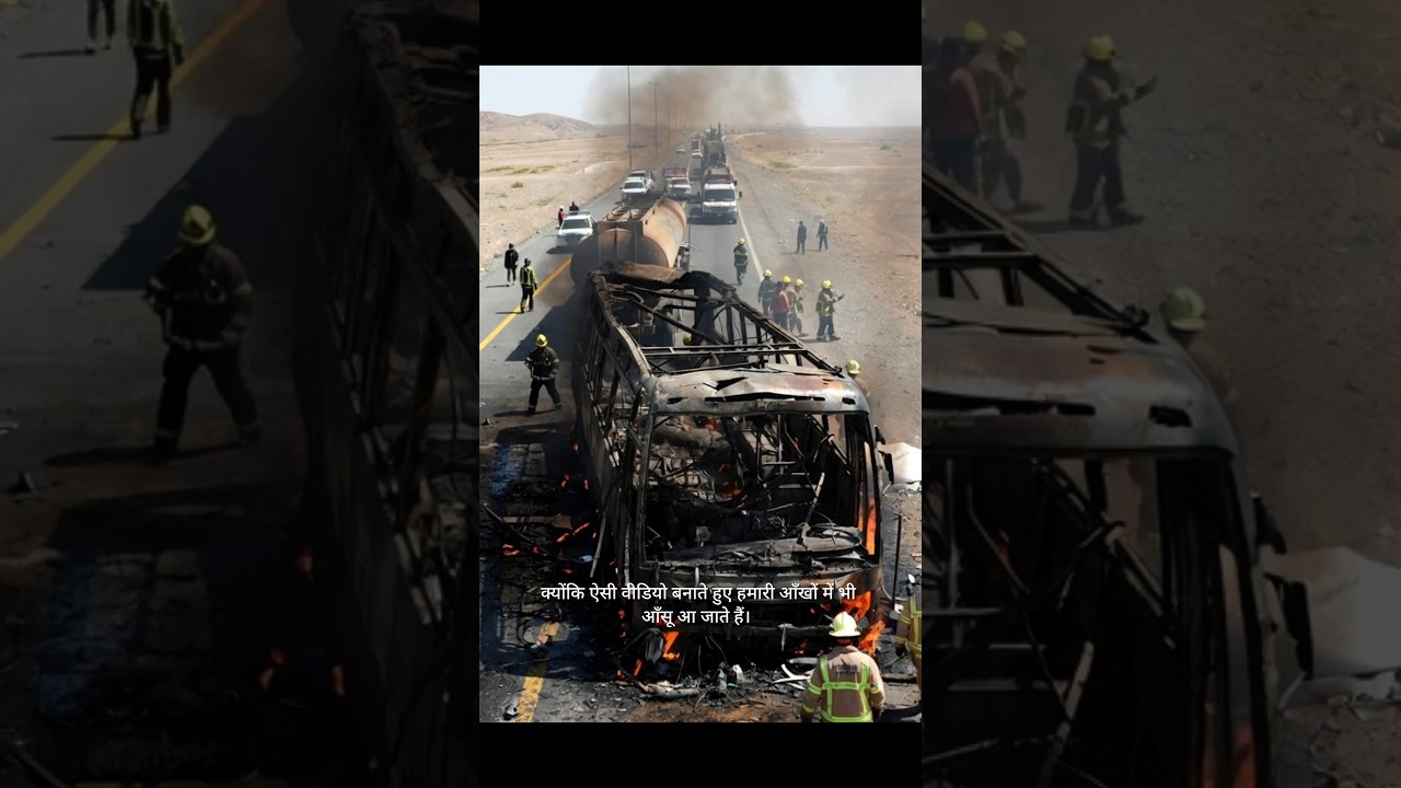 Shocking 3D Recreation: Saudi Arabia Umrah Bus Accident That Killed 45 Pilgrims #trending #viral