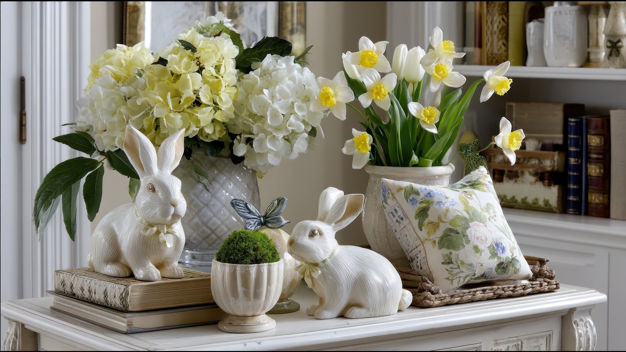 Pastel Spring Decor Ideas 2026 | Shabby Chic Farmhouse Easter Inspiration