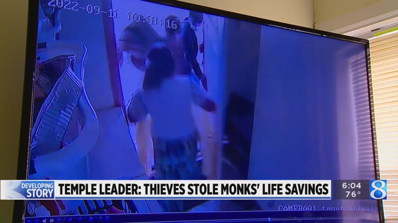 Surveillance video shows well-planned temple heist