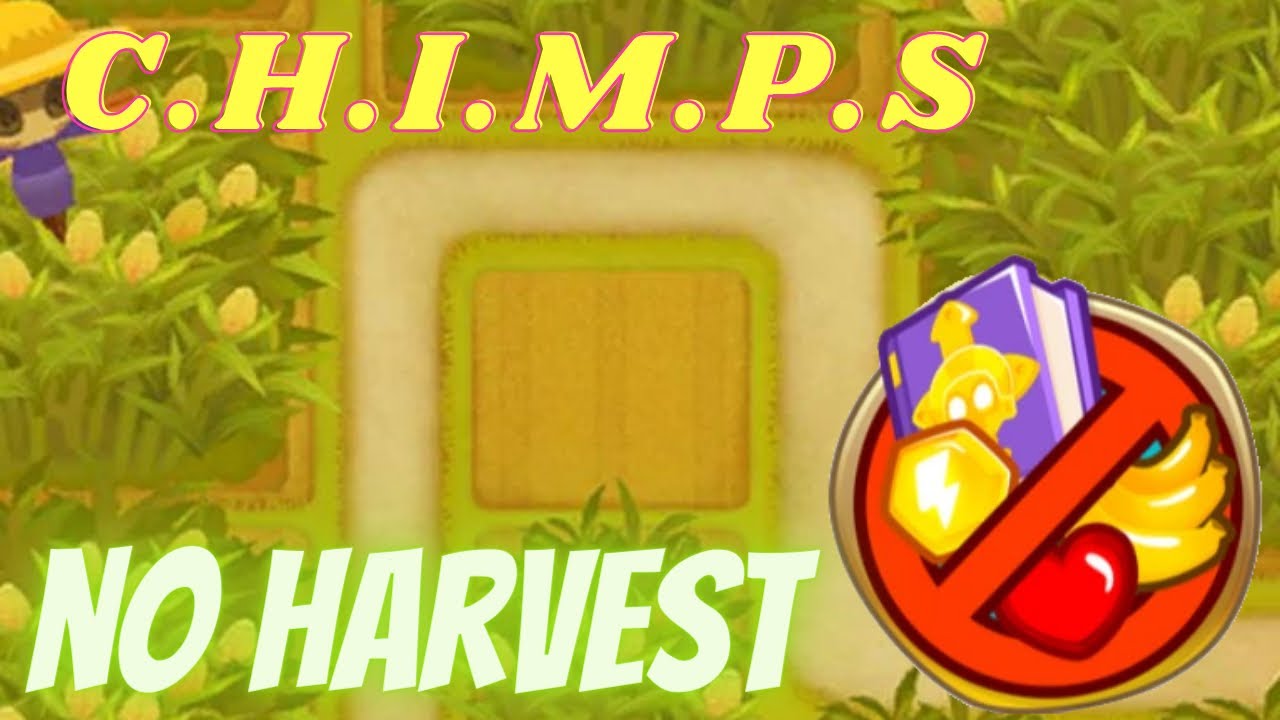 Bloons TD 6 - Cornfield CHIMPS - No harvest achievment - Inferno ring, Ultra jugg & Sauda