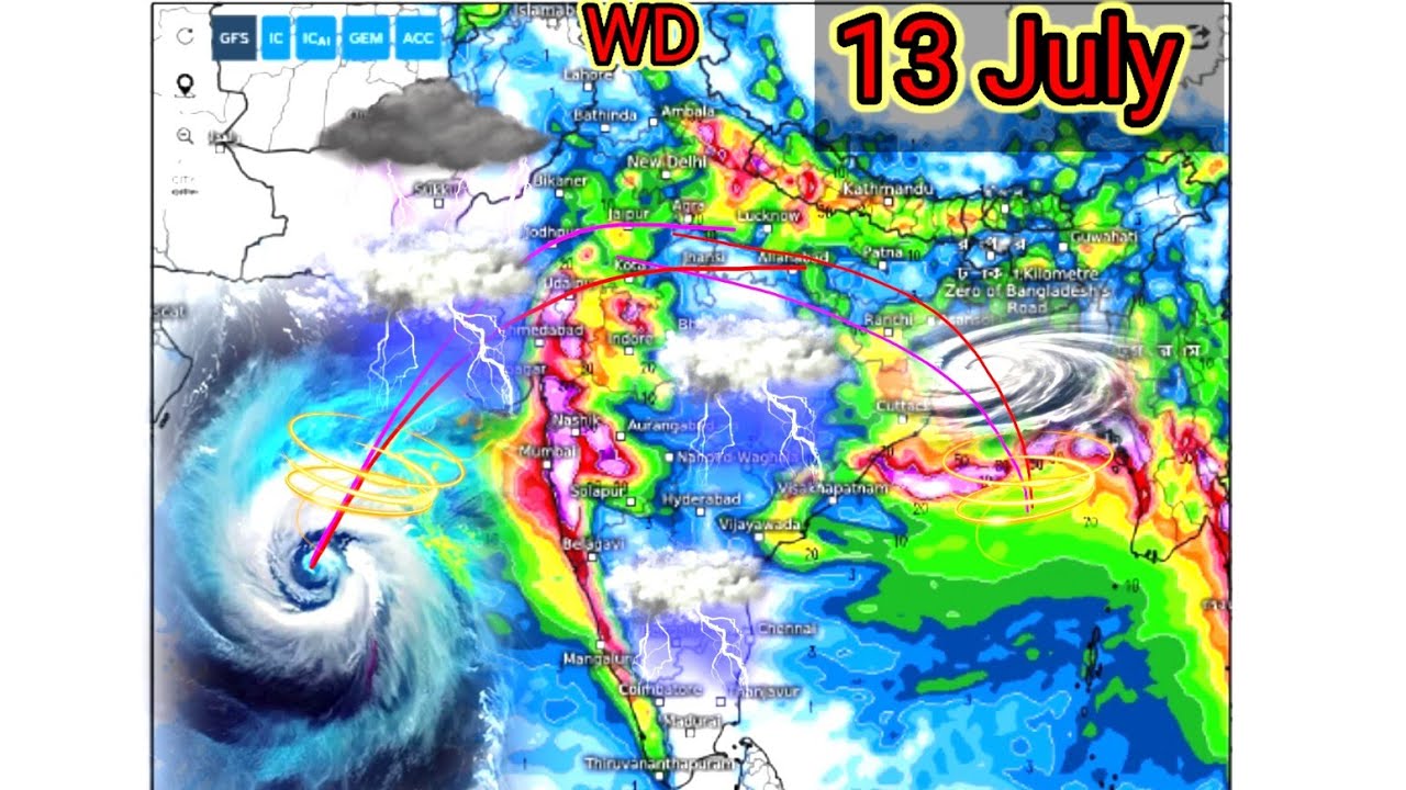 All India Weather Forecast Next 15 Days Monsoon Weather System Track Direction Update ⚠️