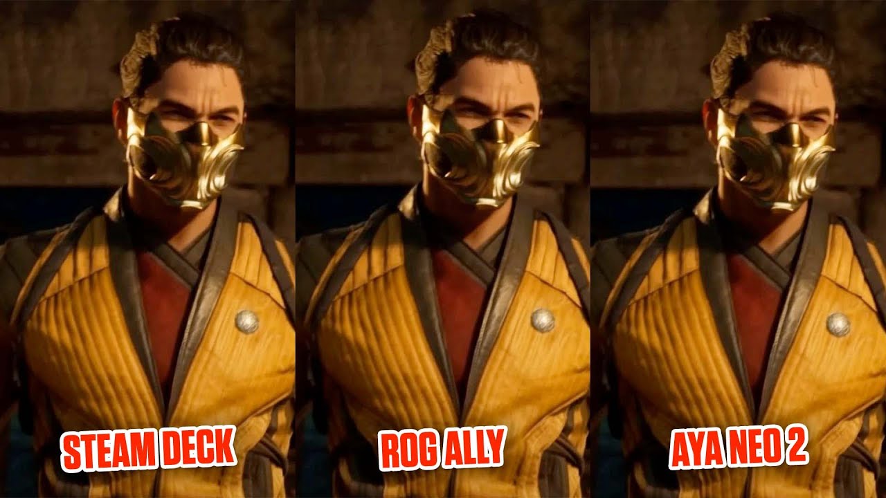 Mortal Kombat 1 - Steam Deck vs ROG Ally vs Aya Neo 2