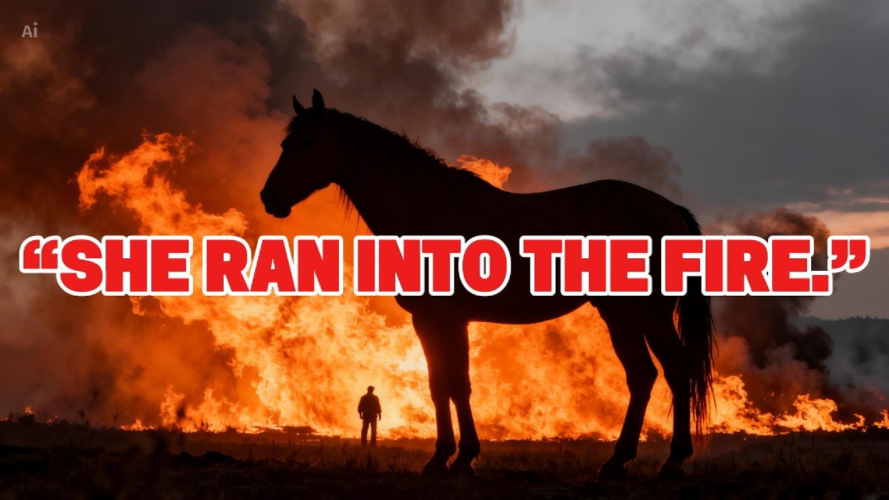 THE HORSE THAT CROSSED THE FIRE: They told him to let her go… but she chose to come back.
