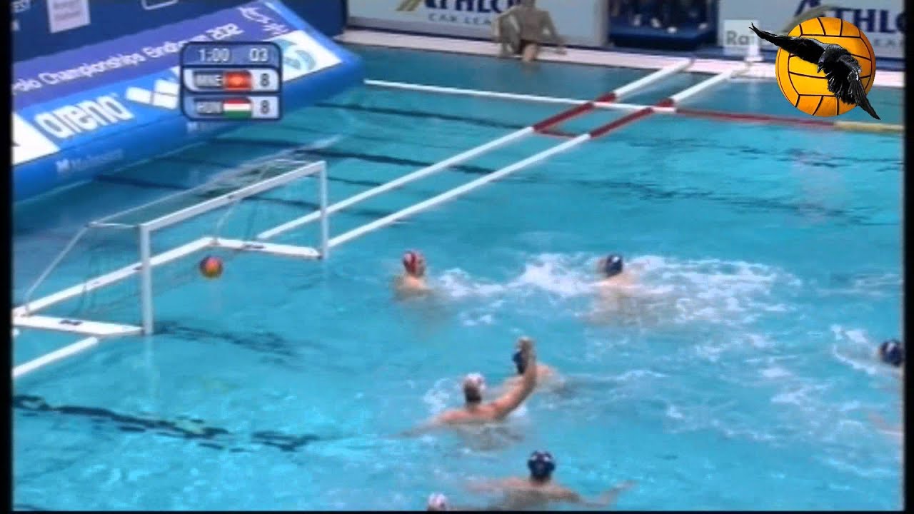 Montenegro 14 Hungary 13 ET Semifinal European Champs Eindhoven 2012 27.1.12 water polo