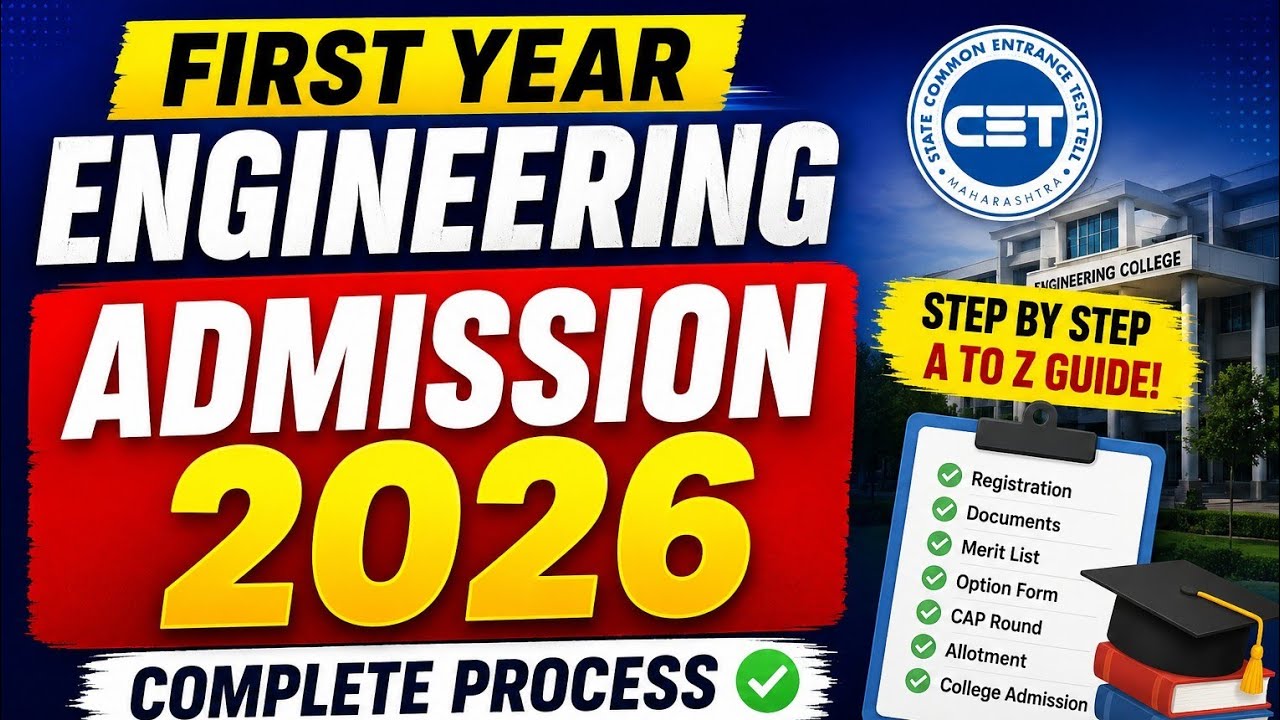 BE/B-Tech Admission Process ✅ First Year Engineering Admission Process 2026 ? #engineering #capround