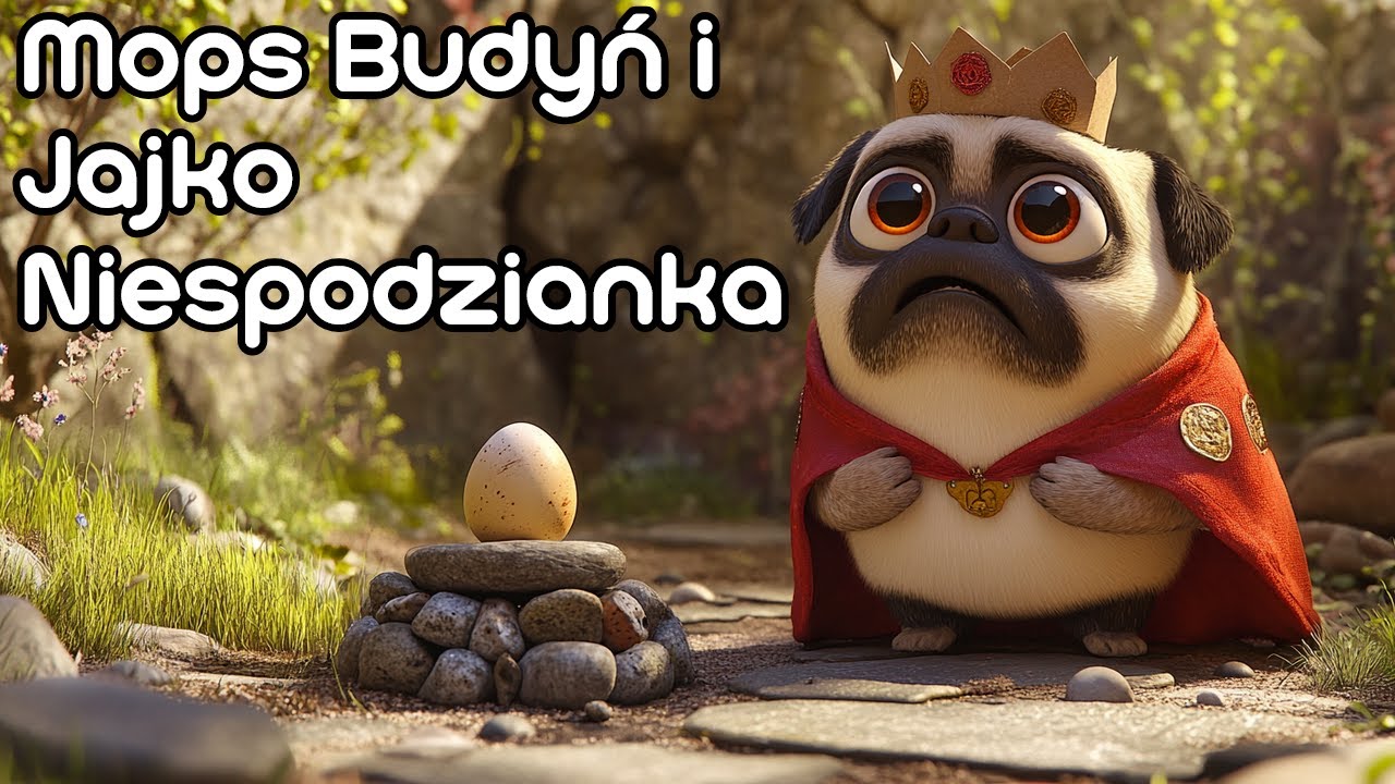 Mops Budyń i Jajko Niespodzianka 🐔 | Bajki do słuchania na dobranoc 🌙