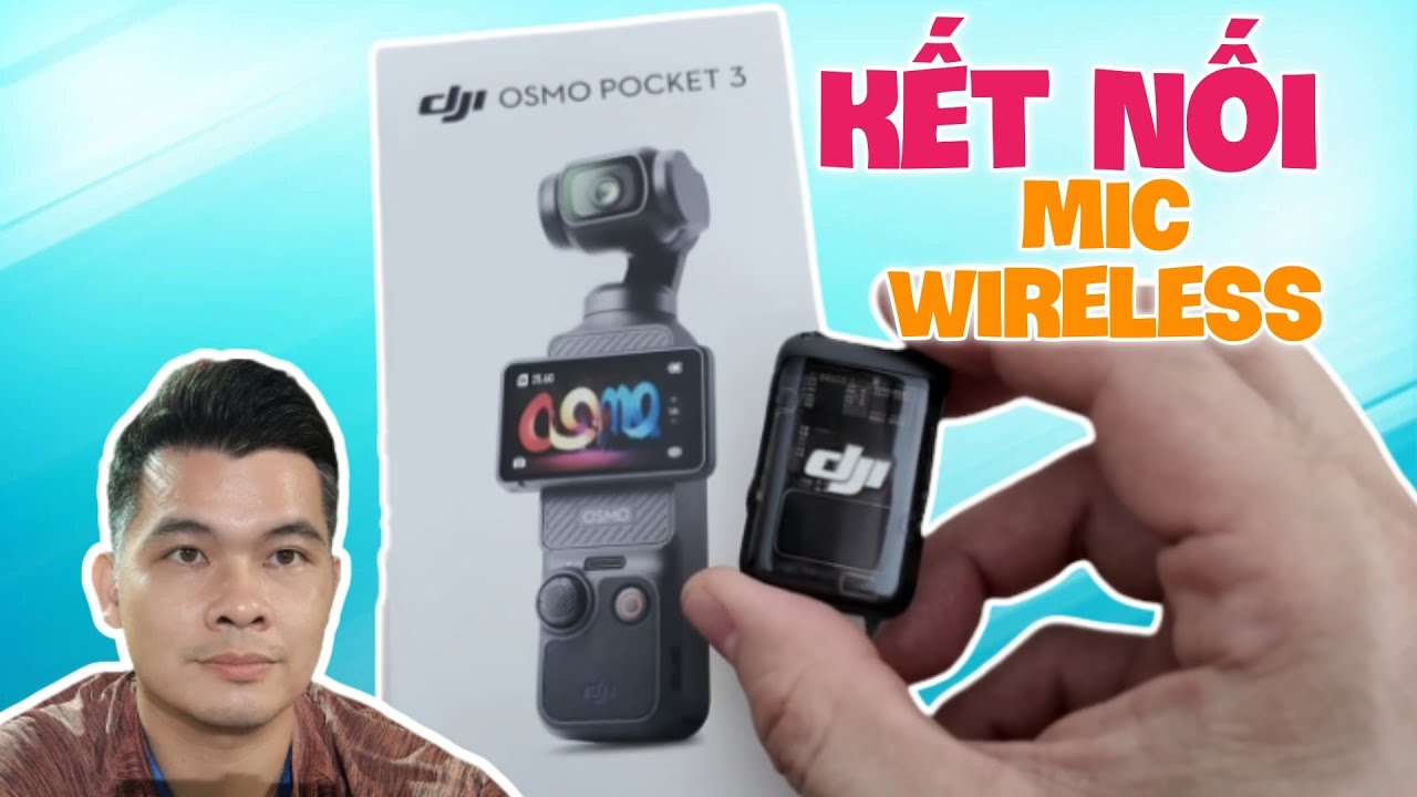 Hướng dẫn kết nối Osmo Pocket 3 với DJI mic 2 / DJI mic mini