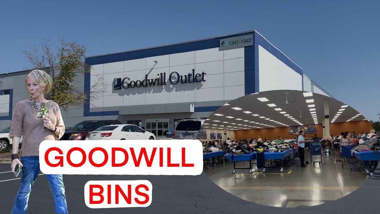 GOODWILL BINS WITH MY MOM