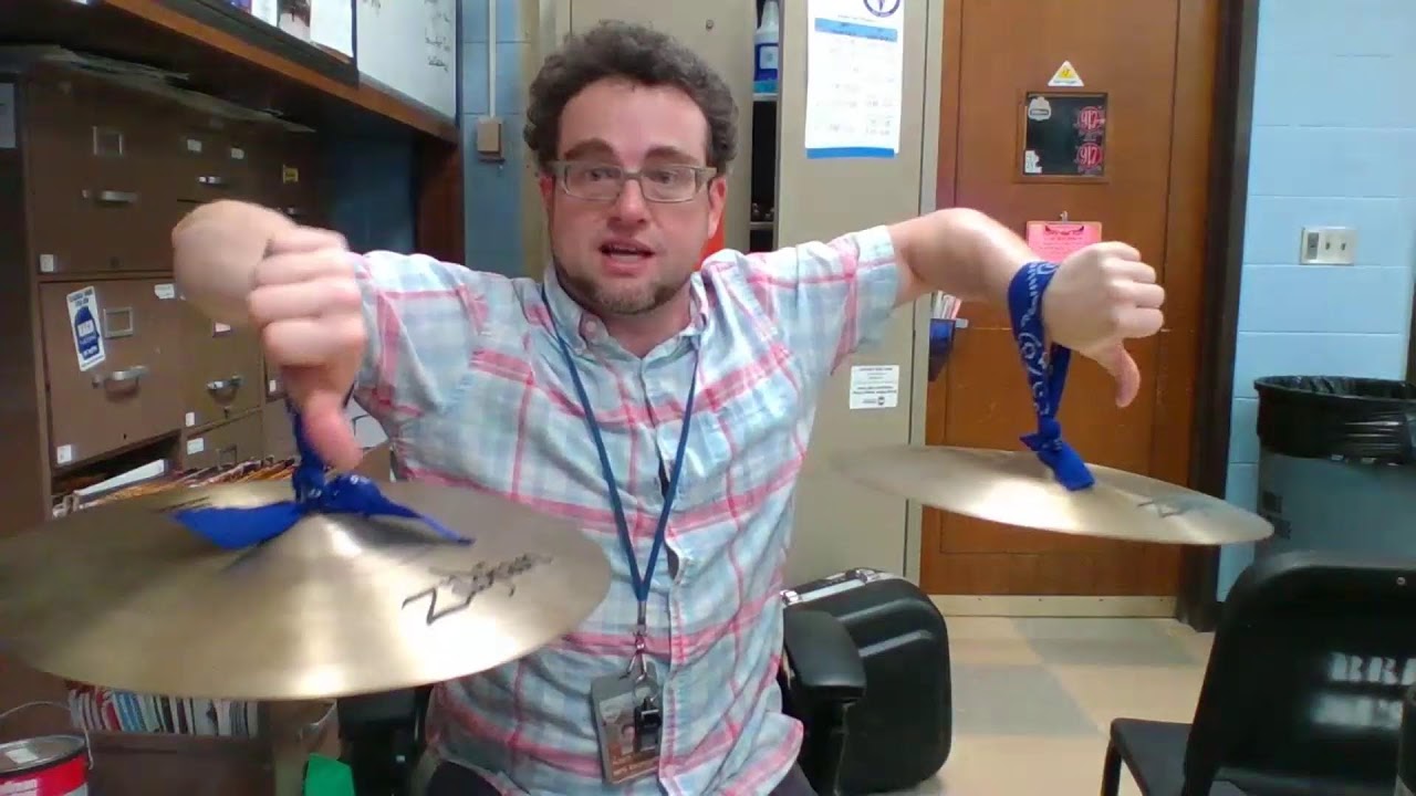 Cymbal Straps Using Handkerchiefs tinyurl.com/cymbalstraps