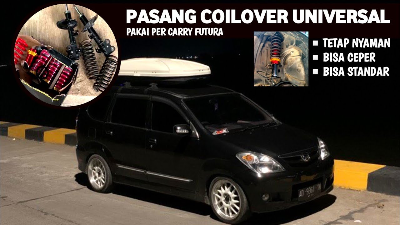 Pasang Coilover Universal | Bisa di Setel Tinggi/Rendah