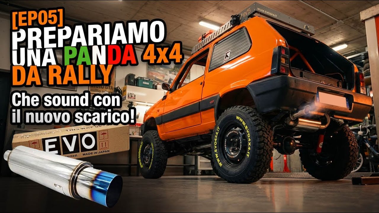 [EP05] NUOVO SCARICO E CERCHI ALLA PANDA 4x4 da RALLY - Team Evo 4x4