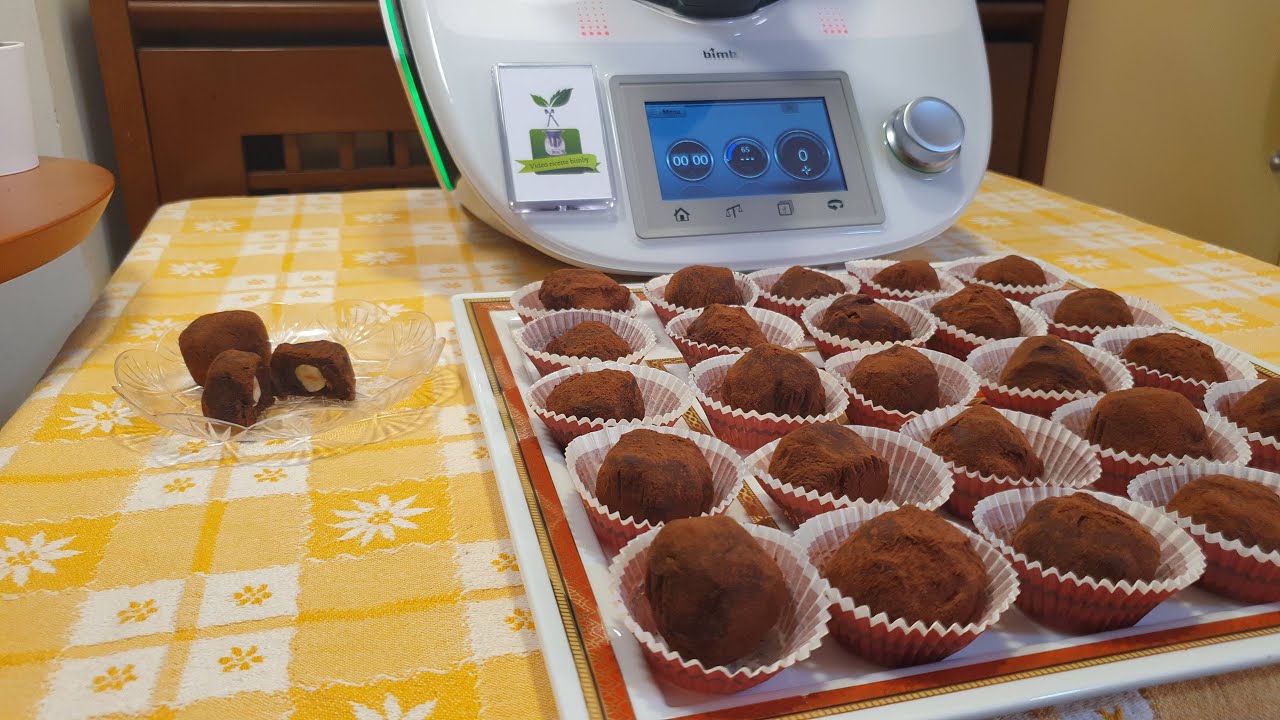 Tartufini con nocciole per bimby TM7 TM6 TM5 TM31