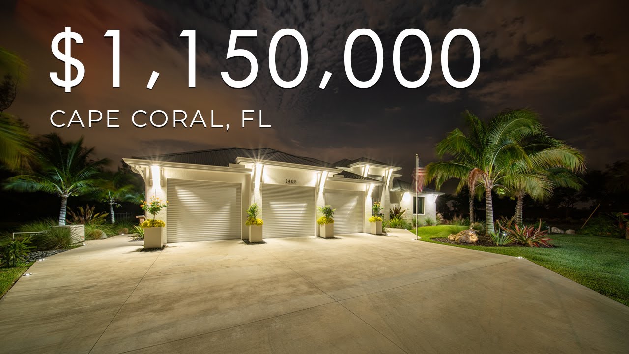 Inside a $1,150,000 house in Cape Coral, Fl