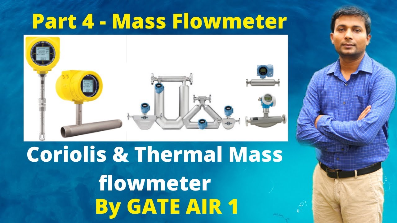 Part 4 - Types of flowmeter | Mass flowmeter | Coriolis flowmeter & Thermal mass flowmeter | Hindi