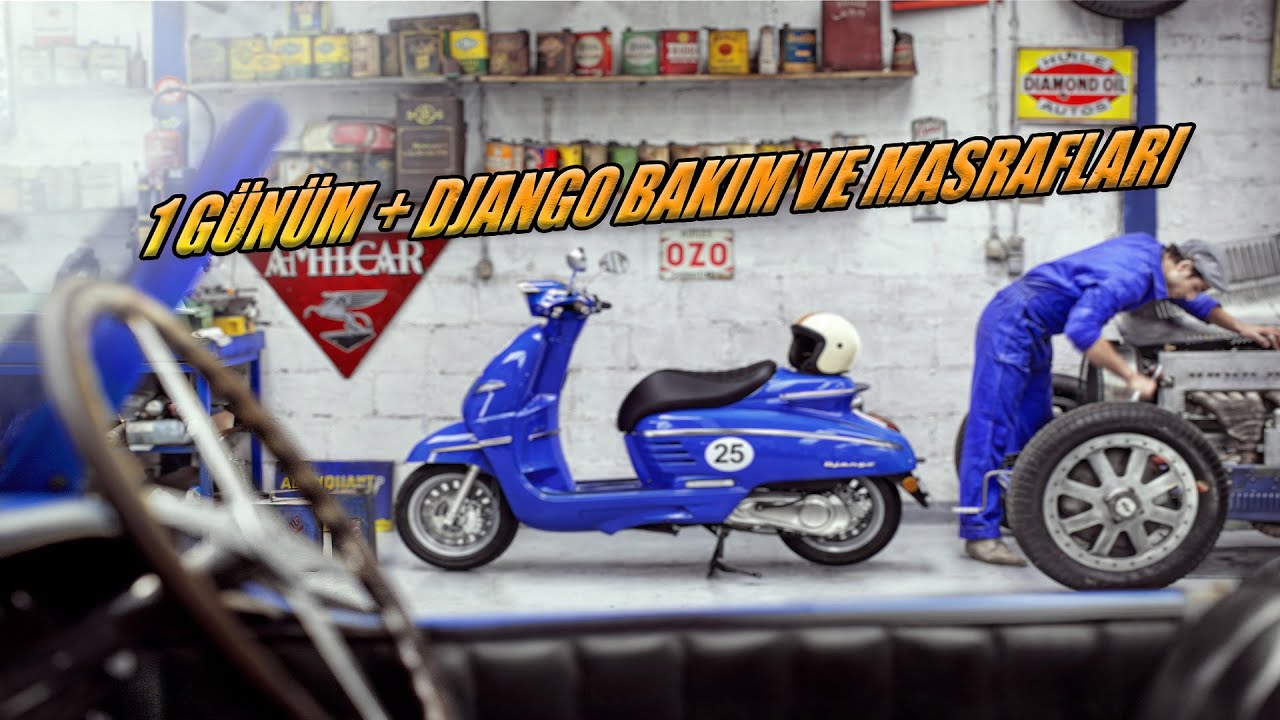 1 Günüm Nasıl Geçiyor ? Peugeot Django Bakımı ve Masrafları #MotoVlog