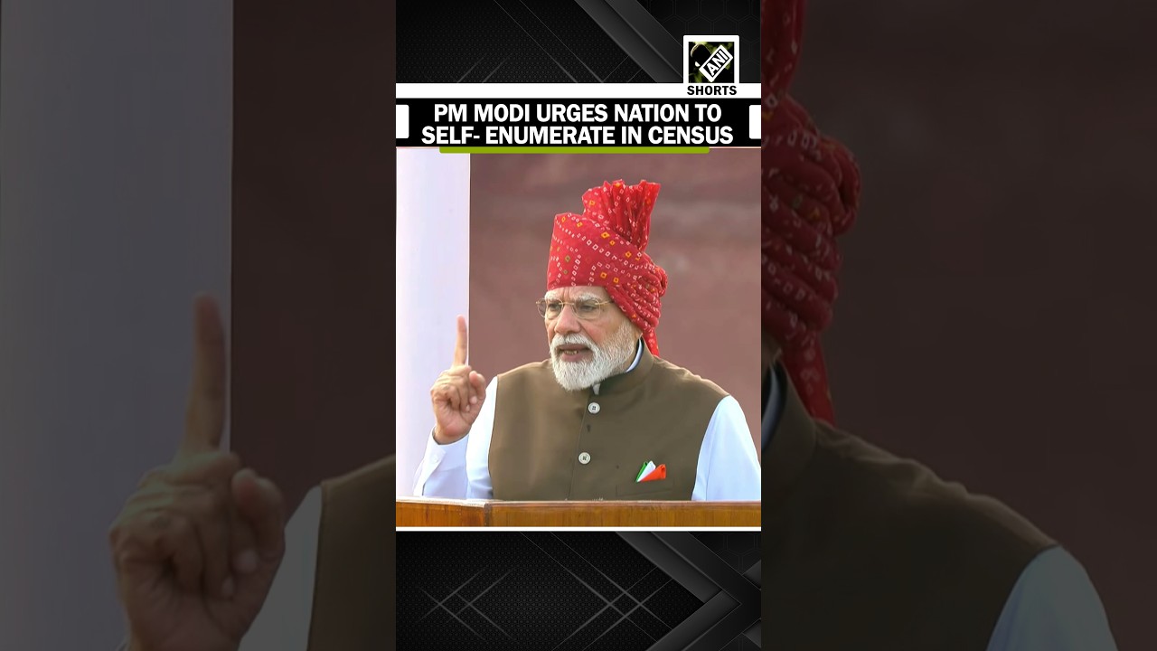 PM Modi urges citizens for digital enumeration in census in Red Fort speech on 80th independence day