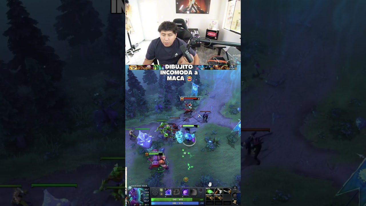 DIBUJITO INCOMODA a MACARIUS #macarius #dota2 #dota2clips #shorts #shorthviral #shortvideo #dota