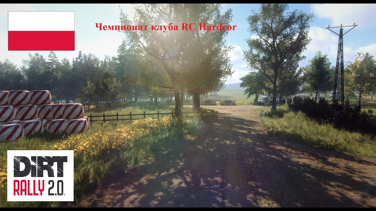Dirt Rally 2.0 клуб RC HARDCOR группа R5 Польша СУ 6-12 (split screen cinematic+onboard)