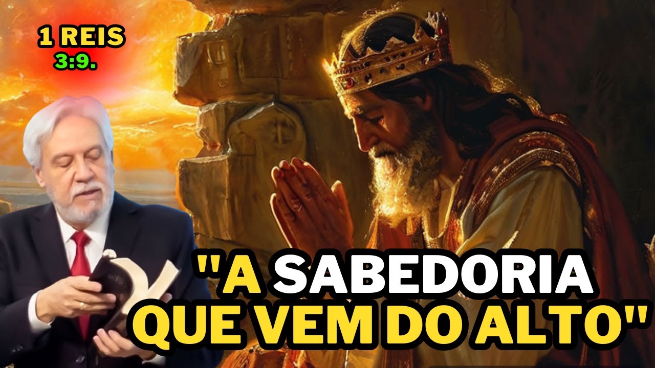 🌟 A Sabedoria que Vem do Alto: Reflexões sobre 1 Reis 3:9 com Pr. Juanribe Pagliarin 📖
