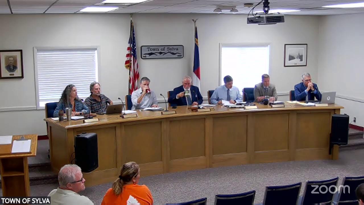 TOWN OF SYLVA--Board of Commissioners Meeting--8/28/2025