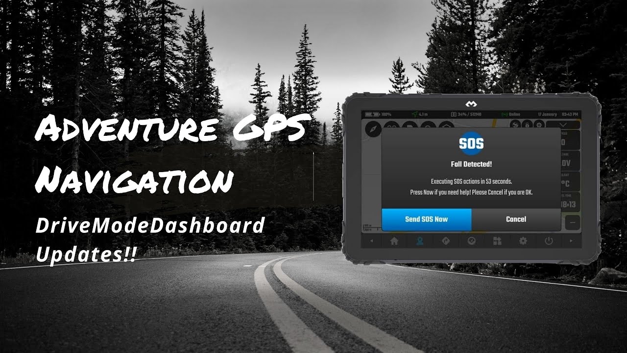 Motorcycle GPS Navigation:  DMD Updates!  Crash Detection, Alarm, and More!