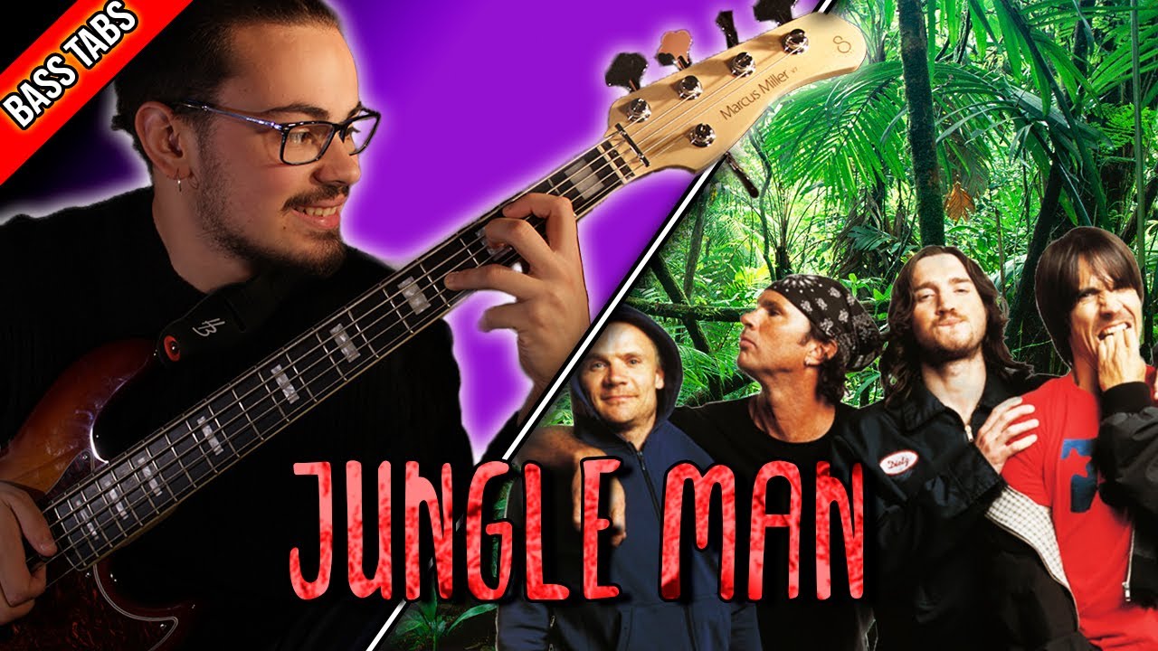 Red Hot Chili Peppers - Jungle Man - Bass Cover (With TABS)🎸