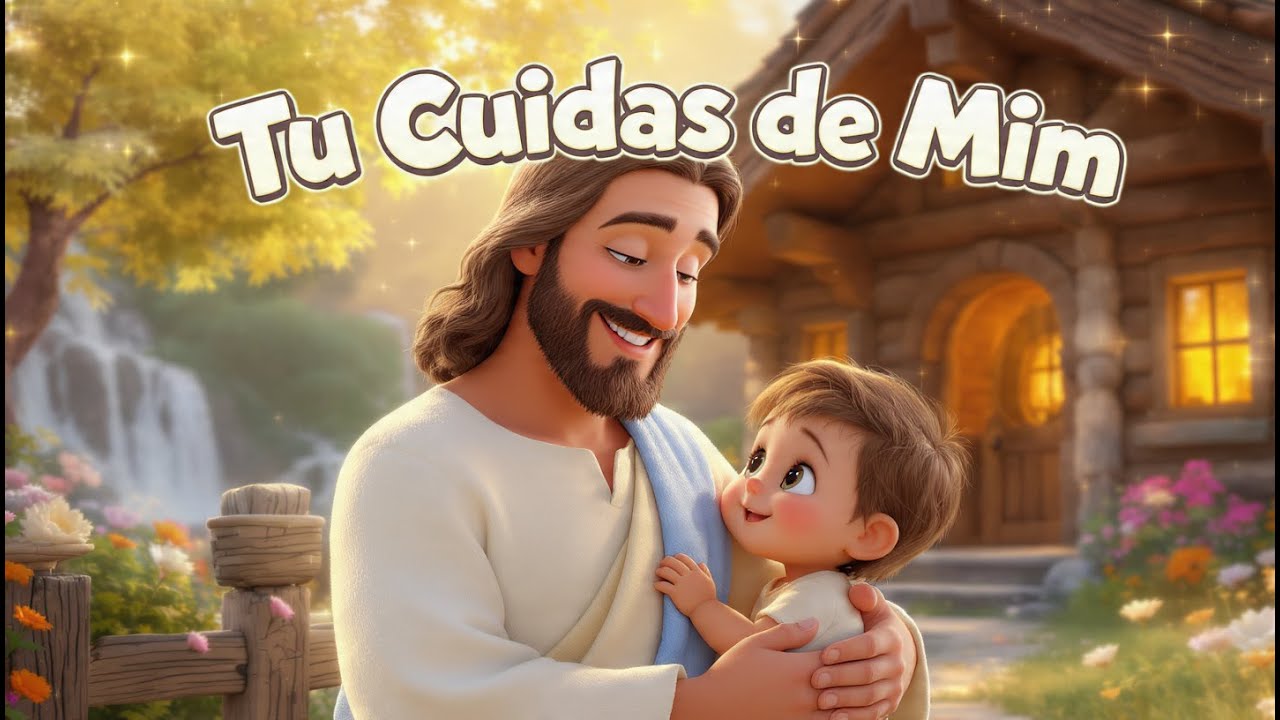 🤍 Tu Cuidas de Mim 🌈 | Um Louvor Que Abraça | Cabaninha da Fé