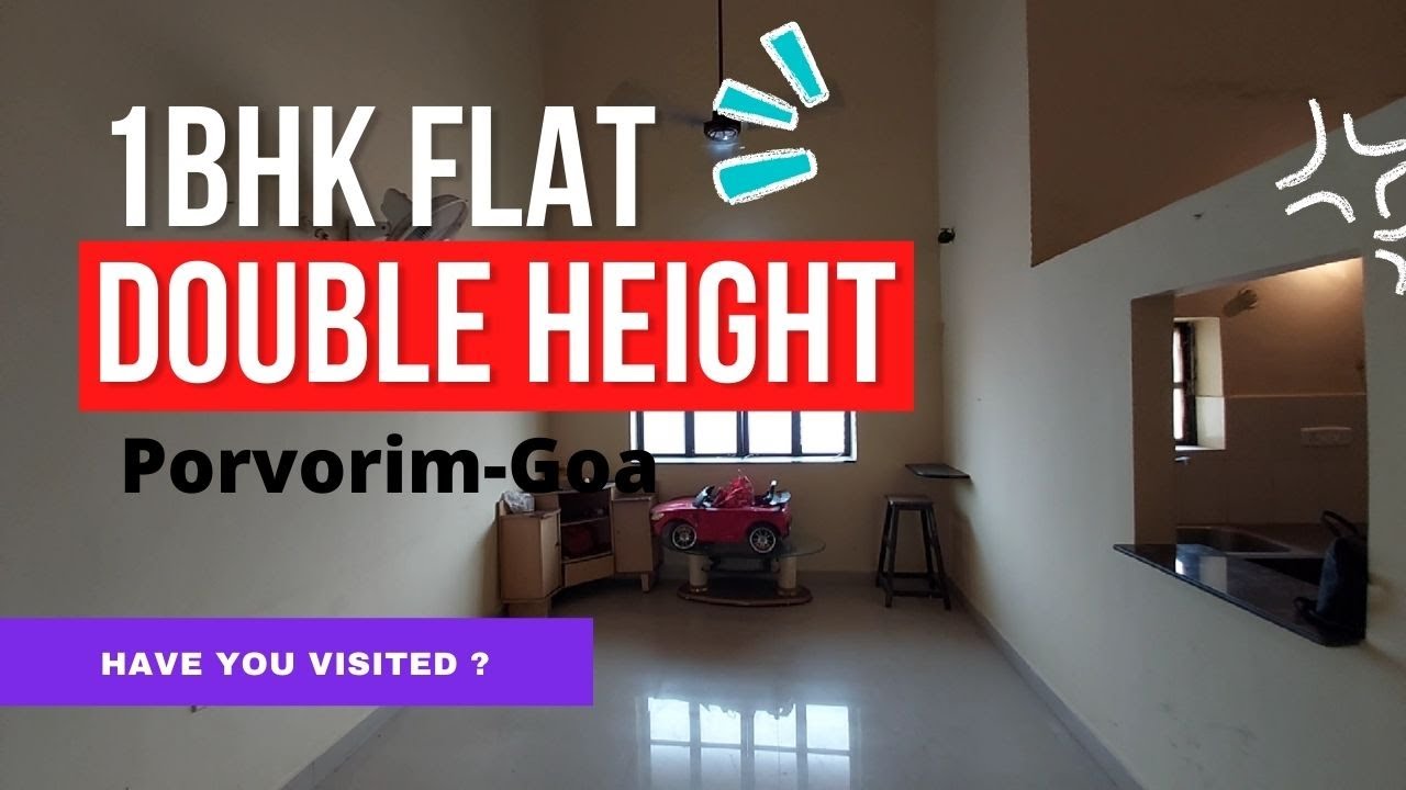 SOLD!! 1 Bhk 55sqmt  Flat Double Height in Porvorim, North-Goa ( SRE4394G) |SOLD!!