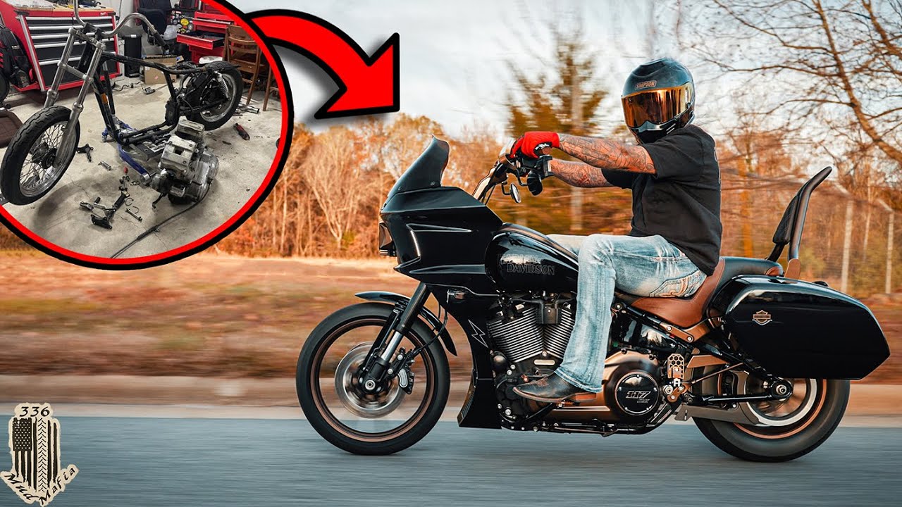 Мы построили один БЕЗУМНЫЙ Harley Davidson!! *LOWRIDER ST*