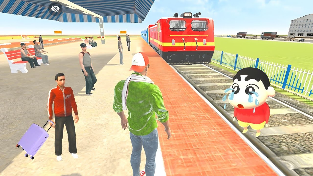 New Train & Railway Station New Update 💥😱 in Indian Theft Auto Simulator Videos