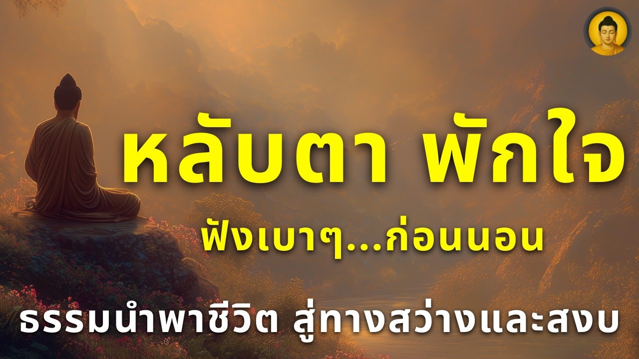 ฟังธรรมก่อนนอน คืนนี้ให้ใจพัก พร้อมสร้างบุญเล็กๆ ก่อนหลับ