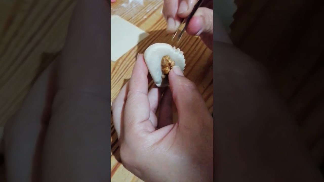 Almond basket حلوة سلة اللوز #sweet #cake #shortsfeed