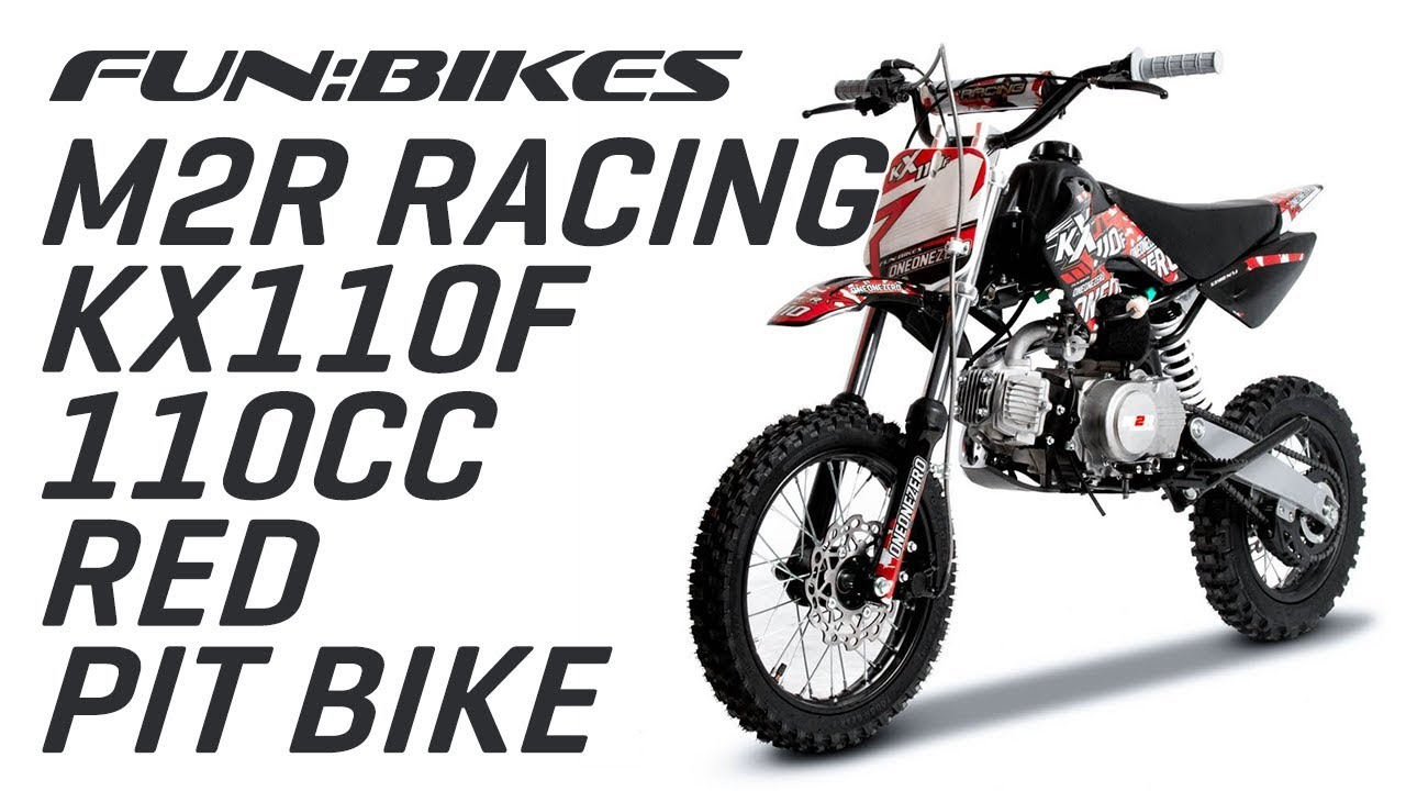 Product Overview: M2R Racing KX110F 110cc 76cm Red Pit Bike