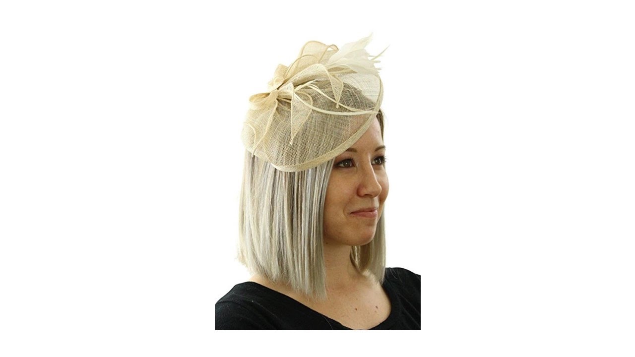 Beige Wedding Hats and Fascinators