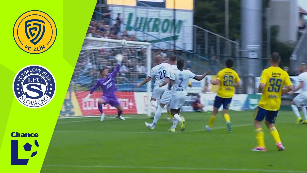 Chance Liga Highlights: FC Zlín vs. 1. FC Slovácko 1:1 (2. kolo)