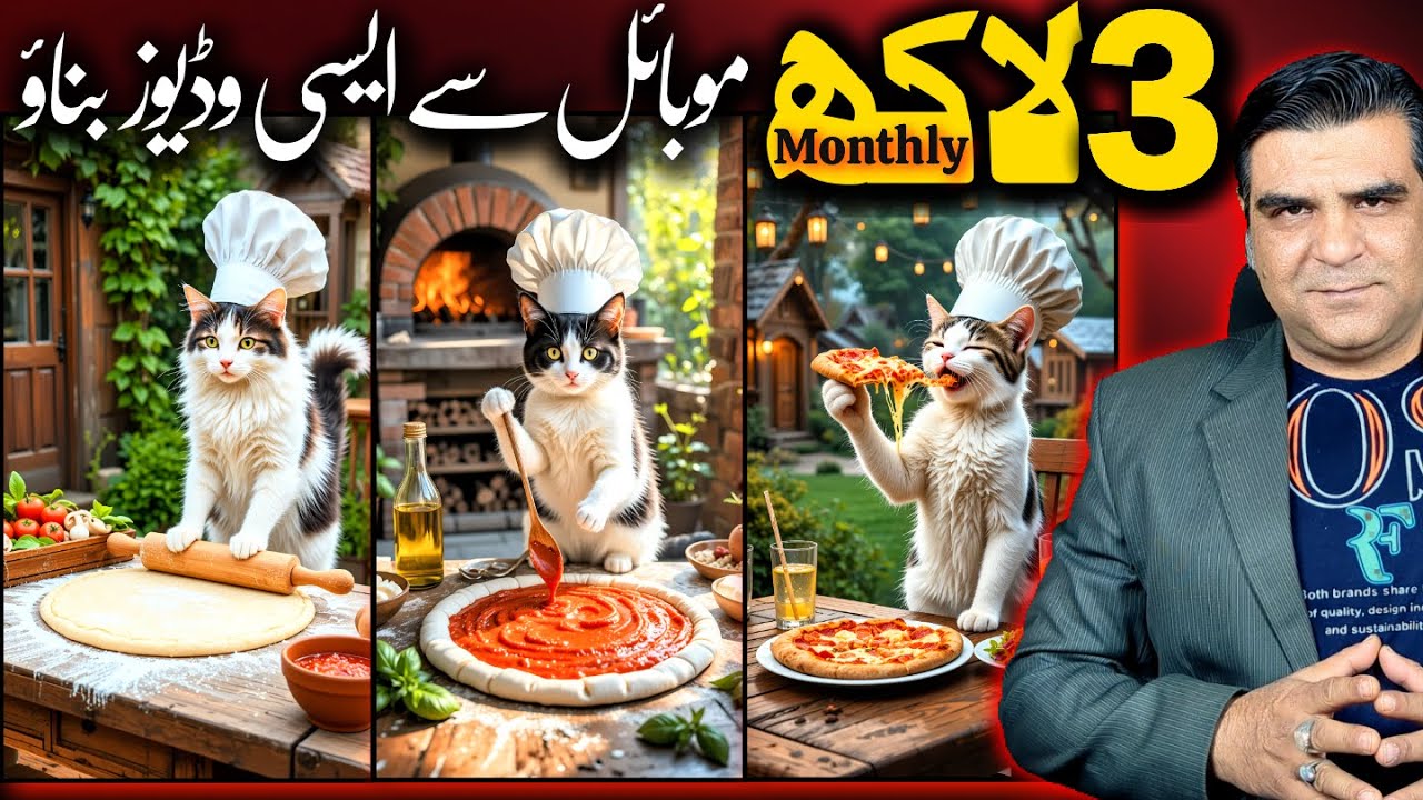 How To Make Cartoon Animation | CAT COOKING SHOW | Online Earning💯