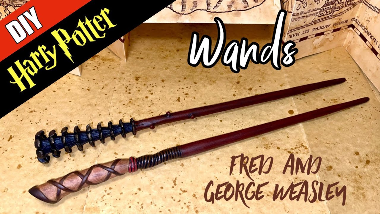 ⚡️Harry Potter DIY: Fred and George Weasley's Wands