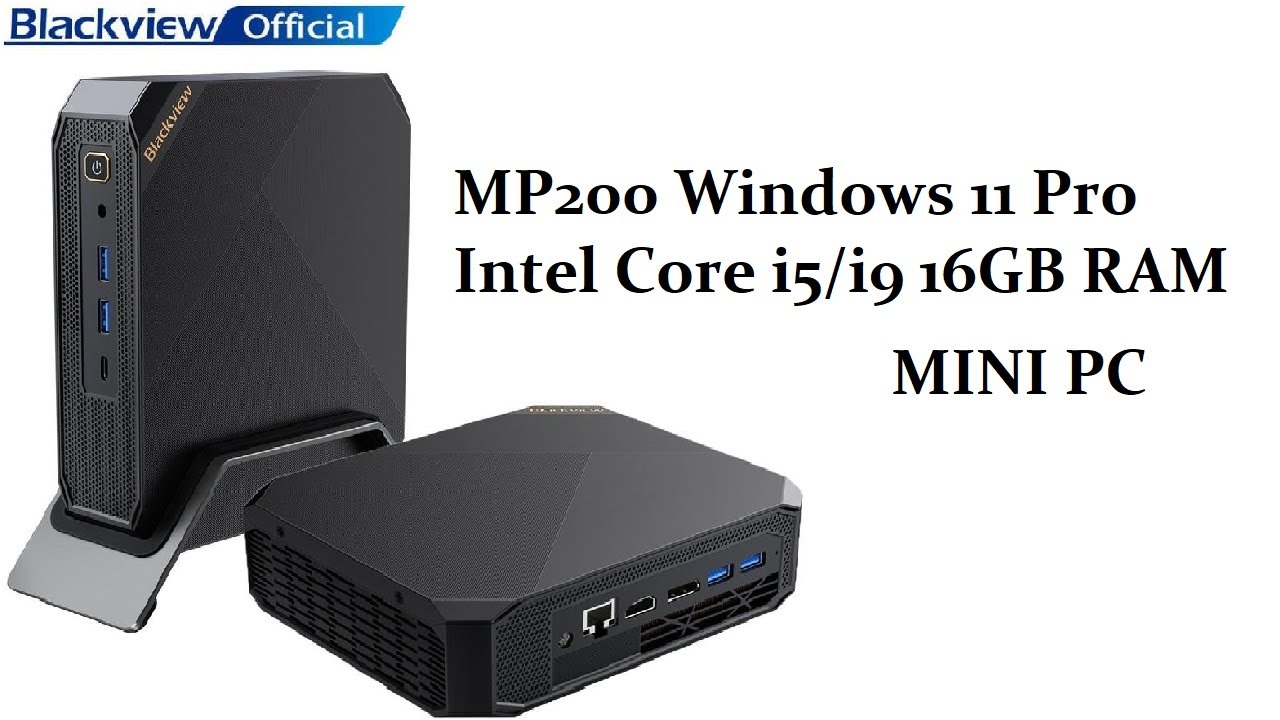 Blackview MP200 Windows 11 Pro Intel Core i5/i9 16GB RAM MINI PC