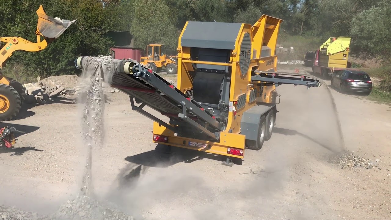 REMAV Bauschutt Backenbrecher Betonrecycling KB700