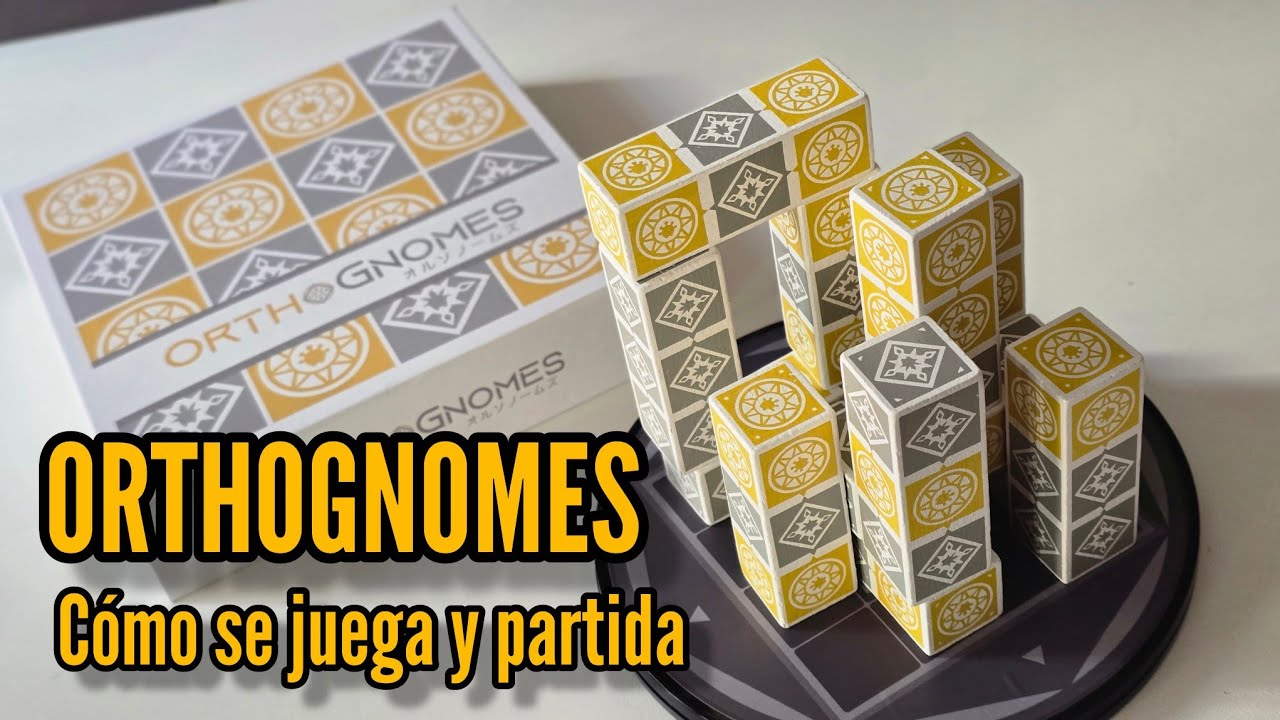 ORTHOGNOMES - Juego de mesa abstracto | Tutorial y partida 