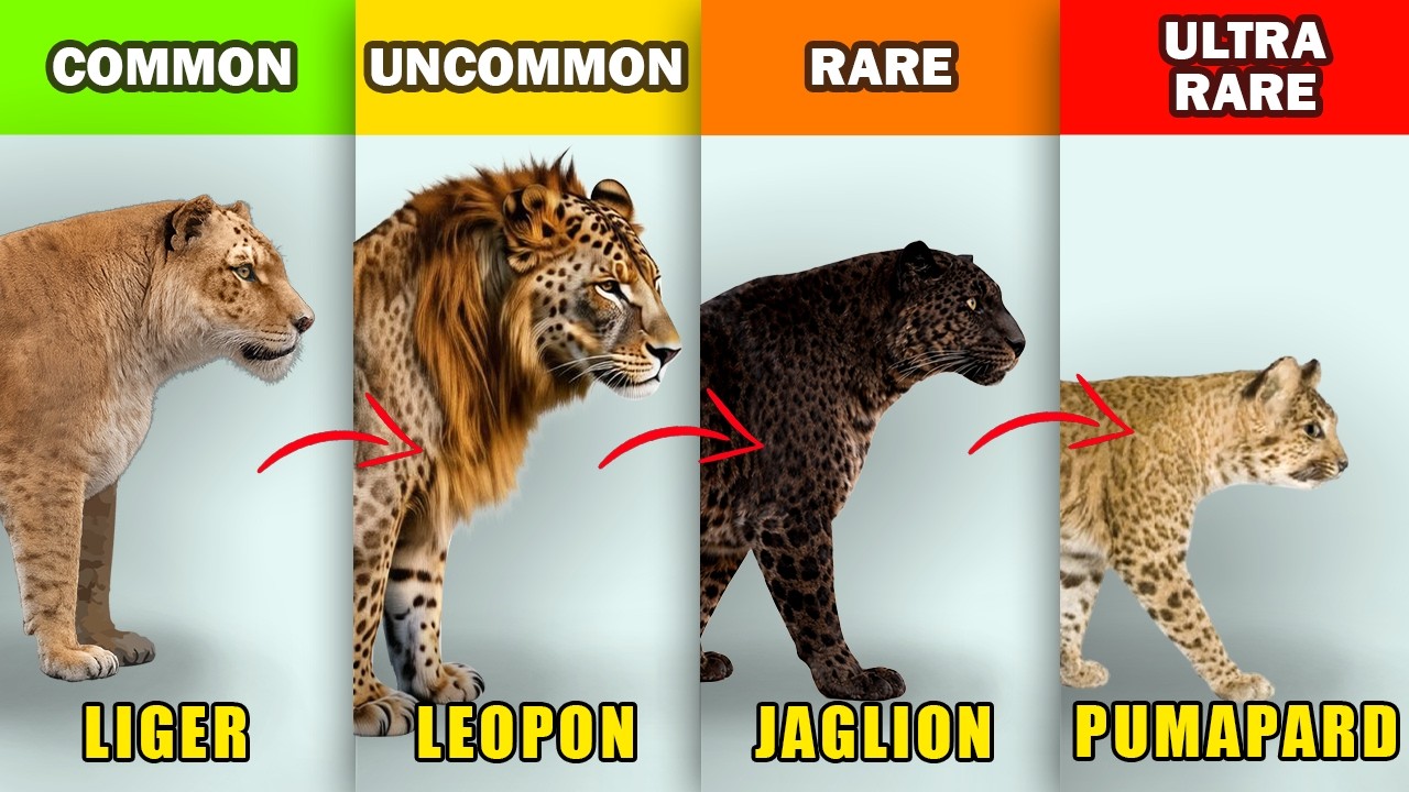 Big Cat Hybrids: How Rare Are They Really?