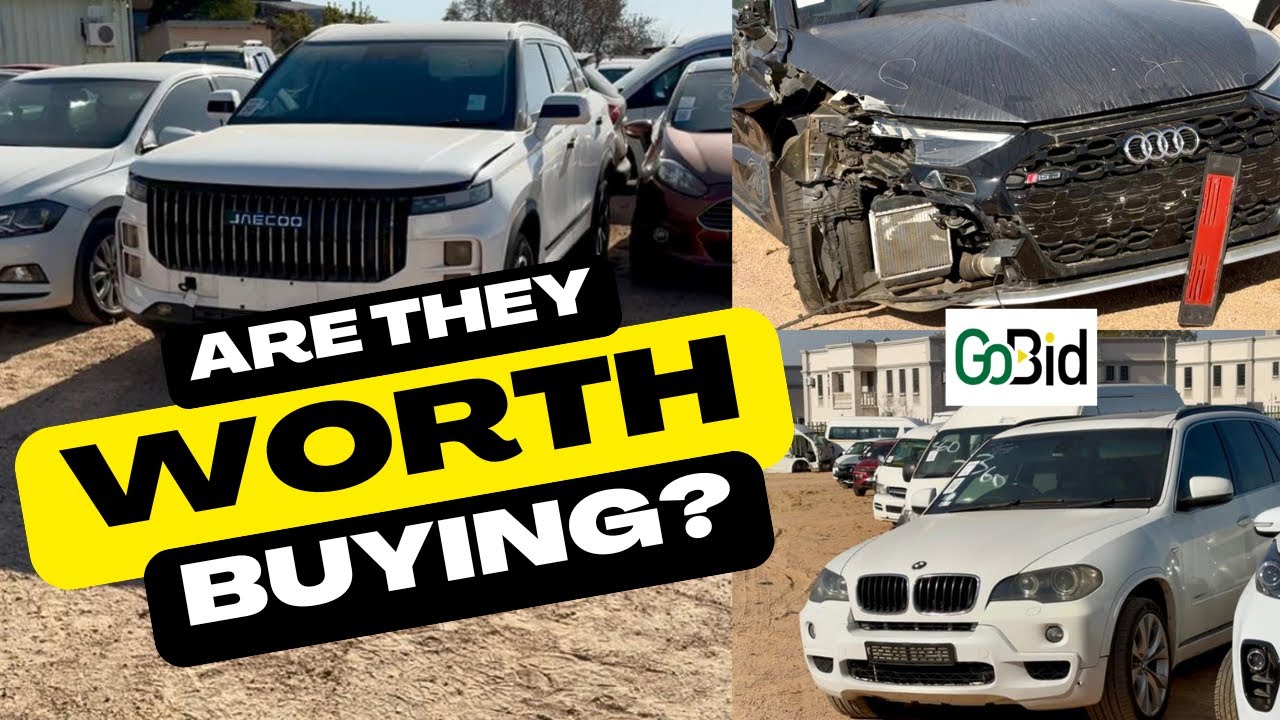 Viewing Wrecked Cars at GoBid Sandton & Pretoria: Tucson - Jaecoo - X5 - Truck - Seltos - RS3