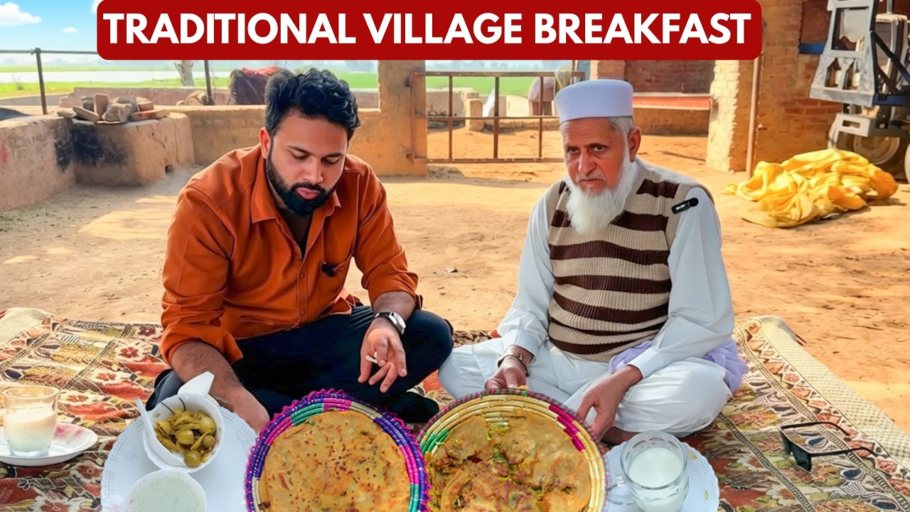 Amazing Village Breakfast of Aalu Wala Paratha & Mooli Paratha | Village Life