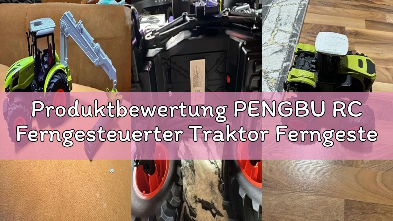 Produktbewertung PENGBU RC Ferngesteuerter Traktor Ferngesteuert ab 3 4 6 Jahre, 2.4GHz 1:16 Fernges
