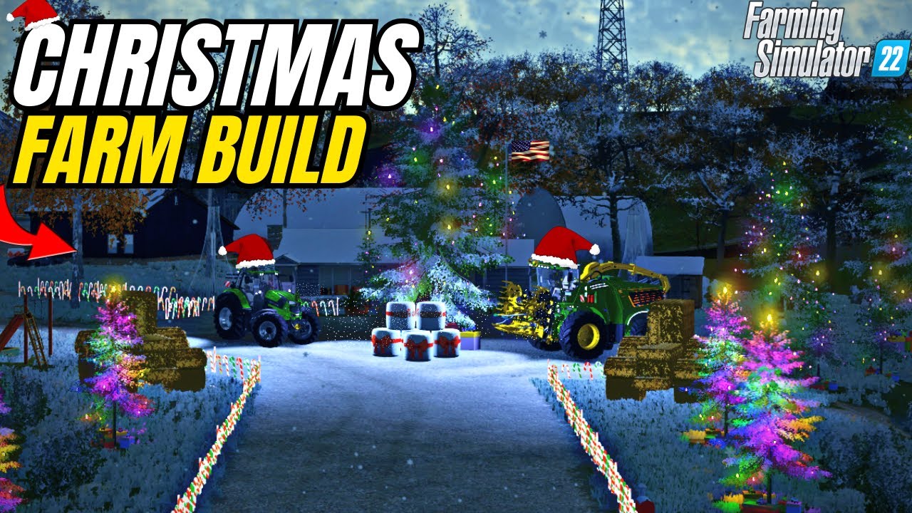 Building the ULTIMATE Christmas Farm!