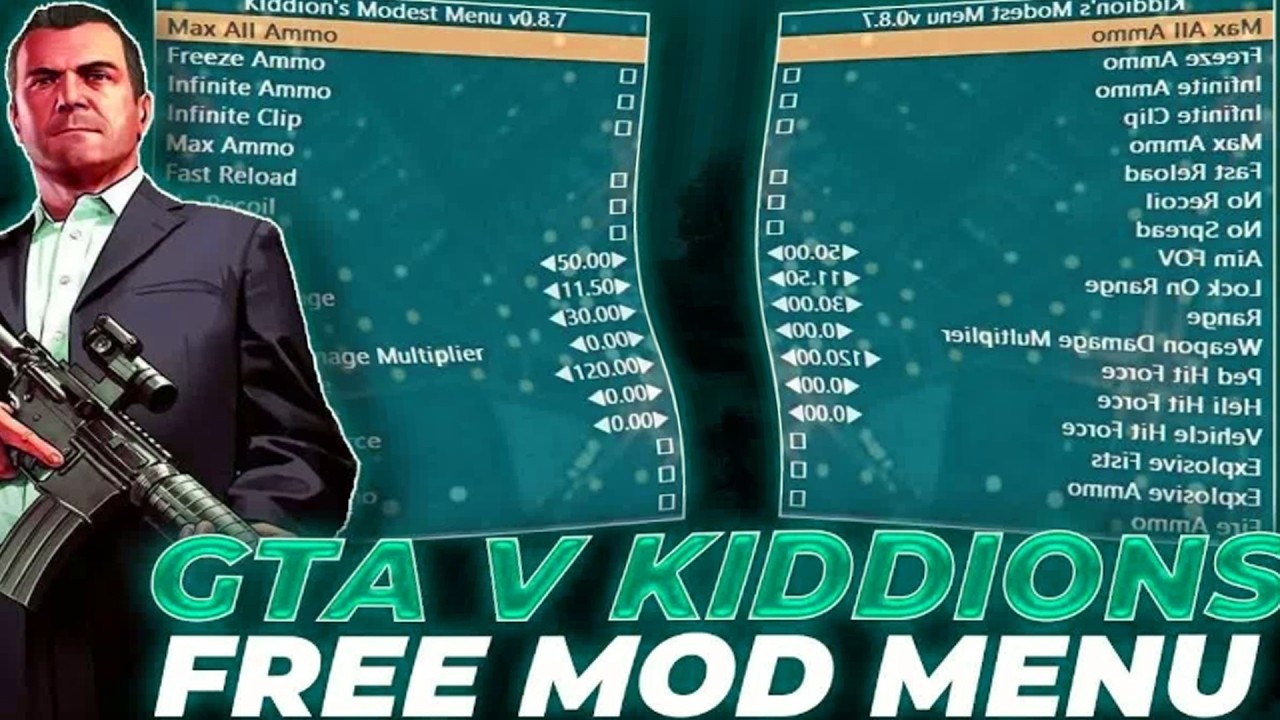 Kiddions Mod Menu GTA 5 FOR PC | GTA 5 Mod Menu & Online Money/AimBot/ESP - Download 2026