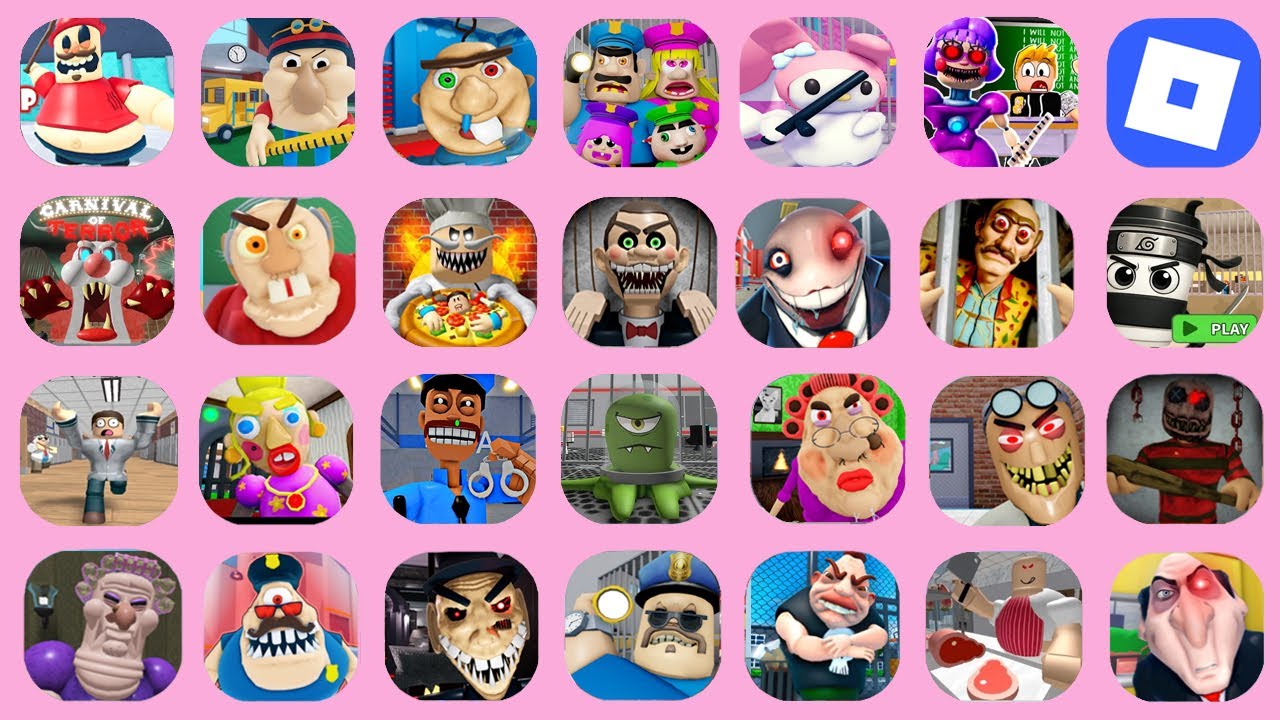 Roblox, Escape the Petshop!, EPIC SCHOOL ESCAPE!, Escape Baby Bobby Daycare!, BRUNO'S FAMILY!